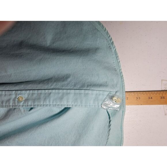 Ralph Lauren Colored Pony Light Blue Long Sleeve Men's Button Shirt - 15.5 neck - Picture 5 of 8